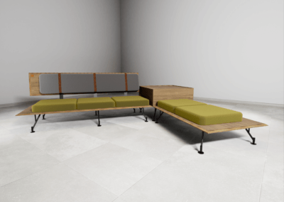 Sofa sur mesure réalisé en atelier g mod